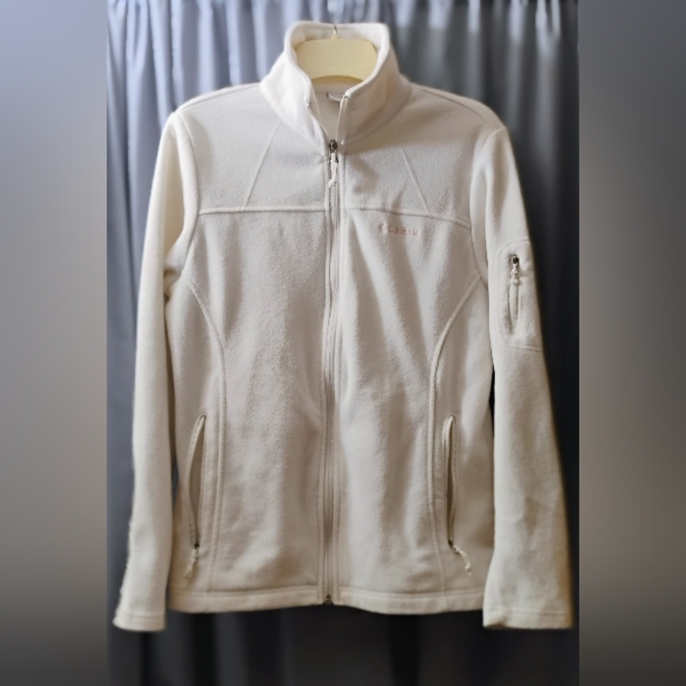 Columbia Off-White Fleece Jacket